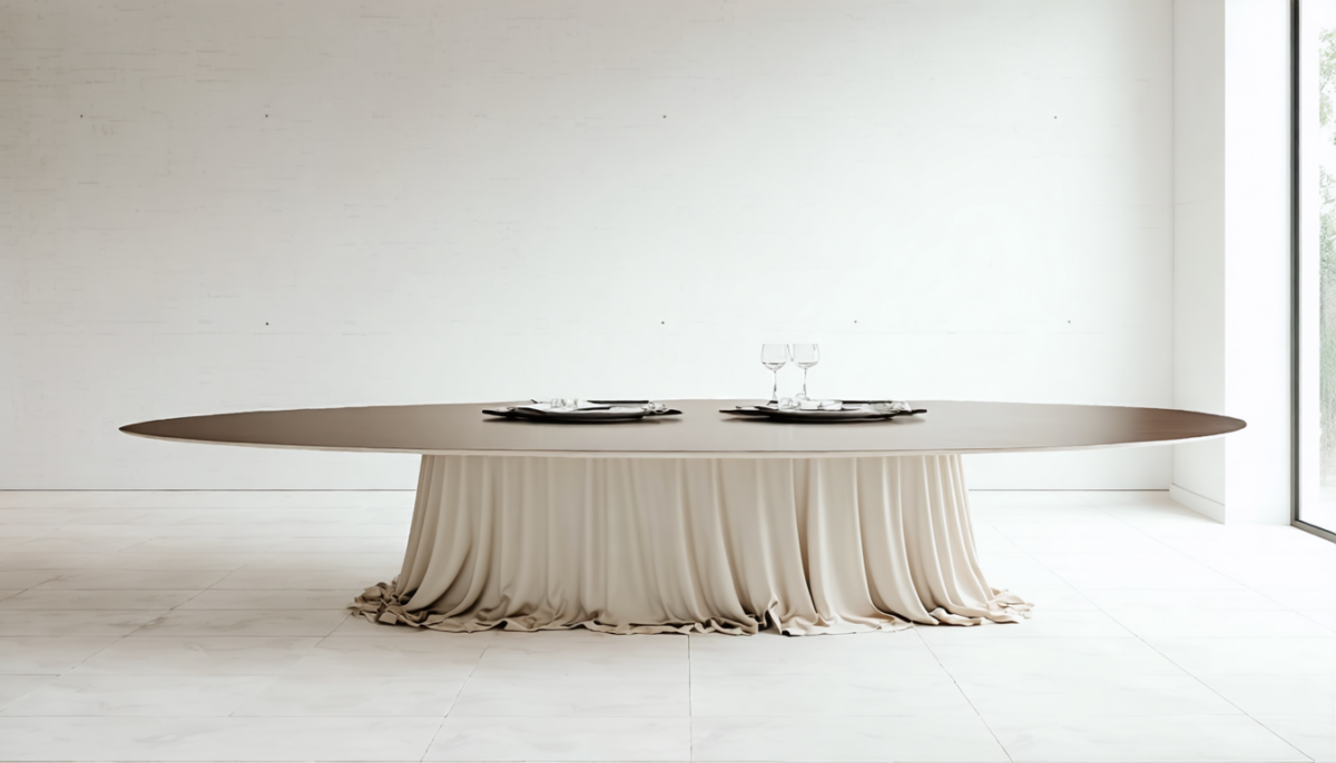 découvrez comment choisir entre une nappe ovale ou rectangulaire en fonction de la forme de votre table pour une décoration harmonieuse et adaptée.
