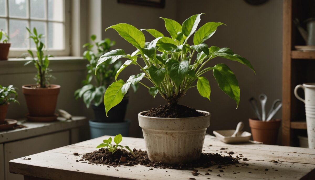 Plante en détresse après rempotage : comprendre les causes et agir rapidement pour la sauver