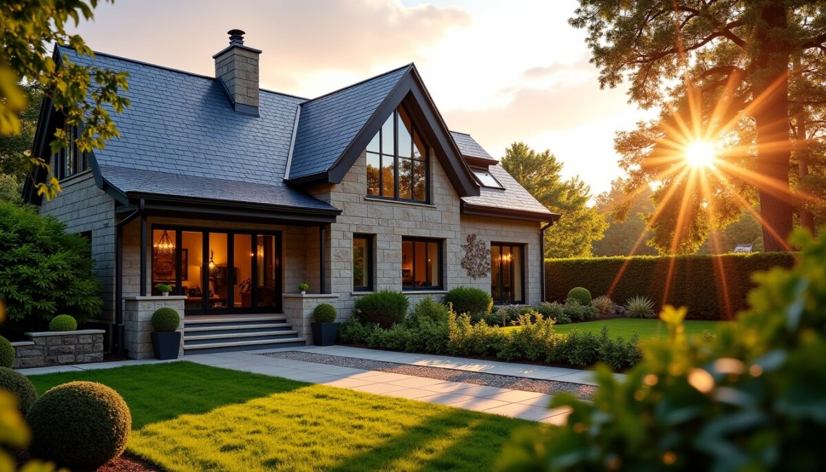 L'ardoise naturelle : l'élégance minérale au service d'une rénovation durable et raffinée