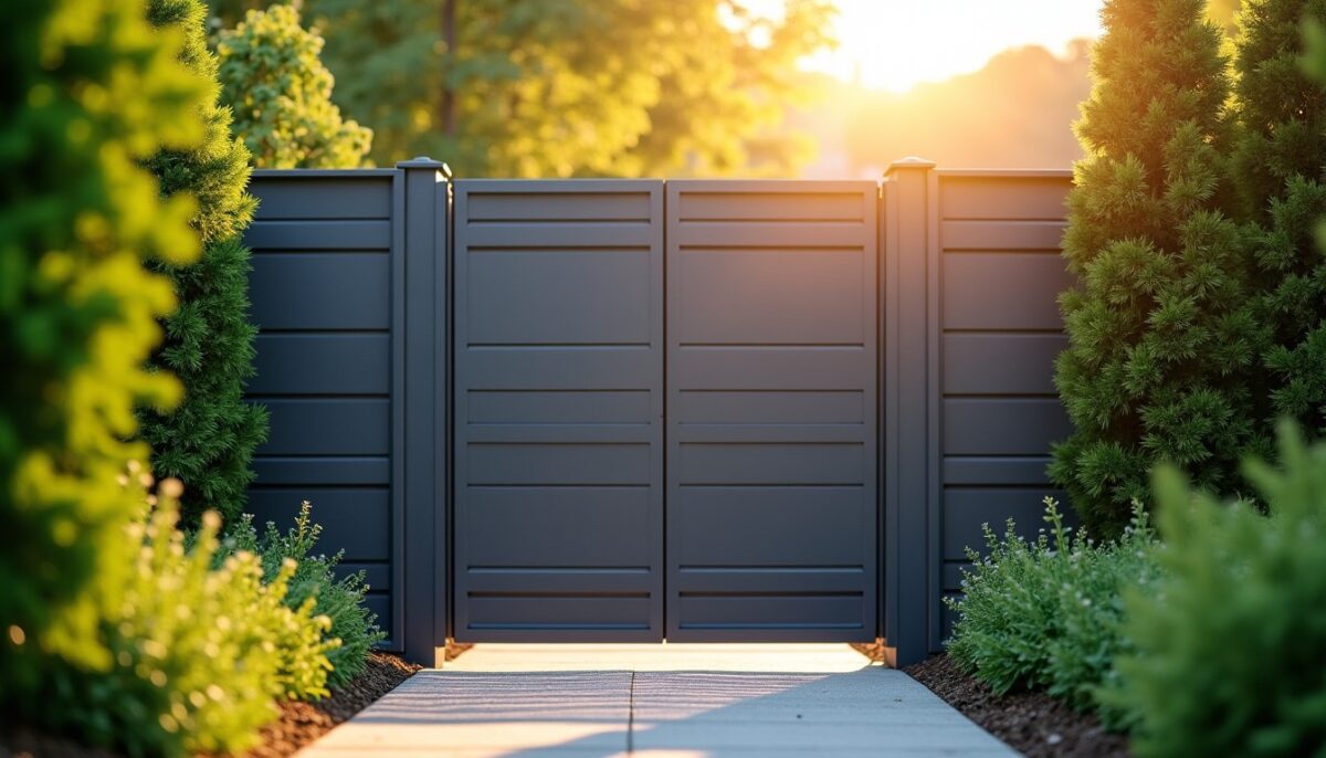 Les meilleures astuces pour nettoyer efficacement un portail en aluminium gris anthracite