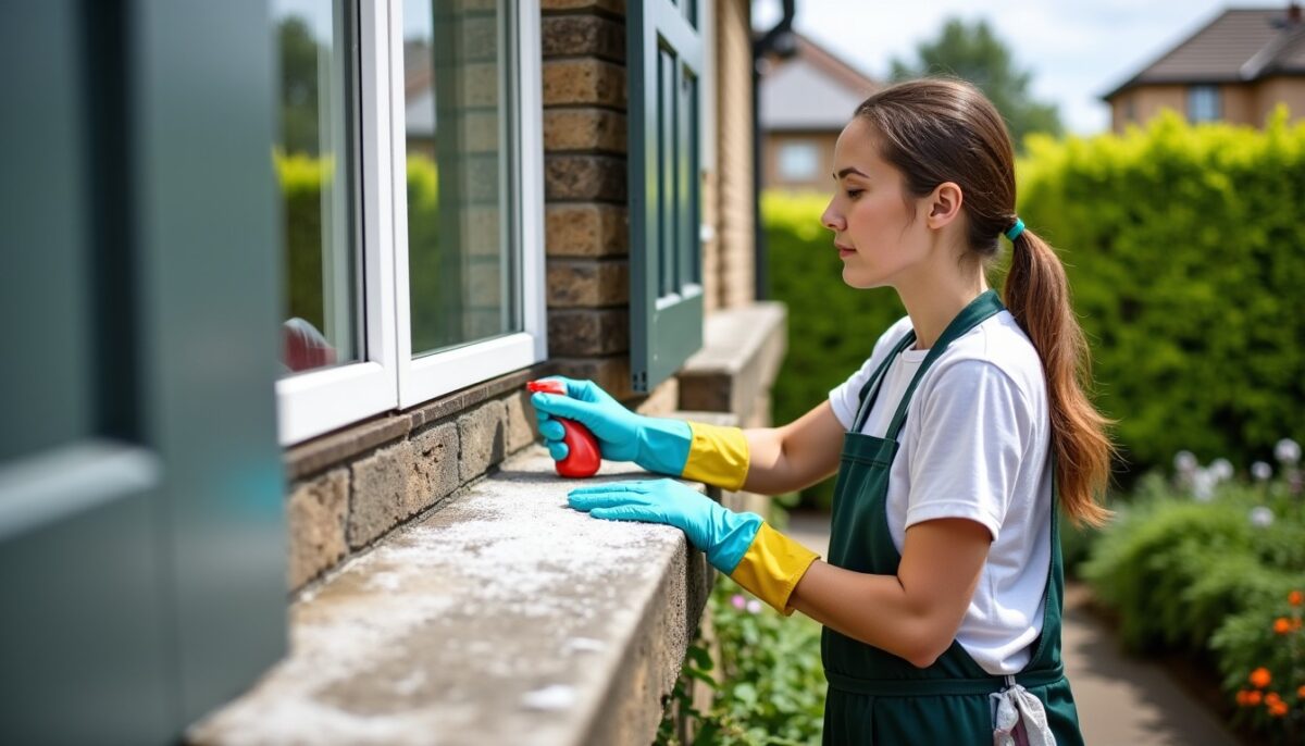 Techniques infaillibles pour redonner éclat à un appui de fenêtre extérieur encrassé