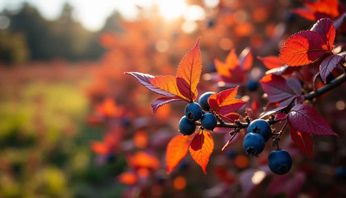 Pourquoi les feuilles de mon myrtillier virent-elles au rouge ? Explications et solutions
