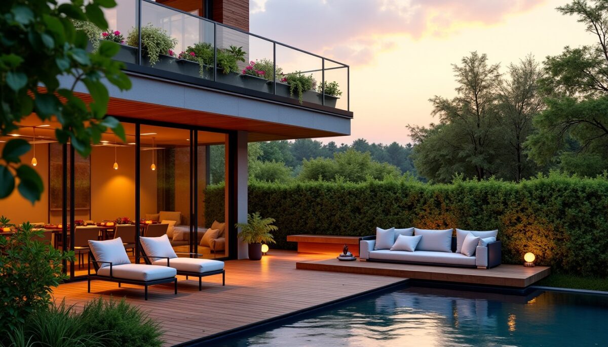 Comment aménager une terrasse à deux niveaux : astuces pratiques et idées inspirantes