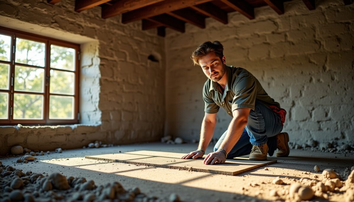Construire une dalle sur terre battue dans une maison ancienne : les précautions indispensables contre l'humidité