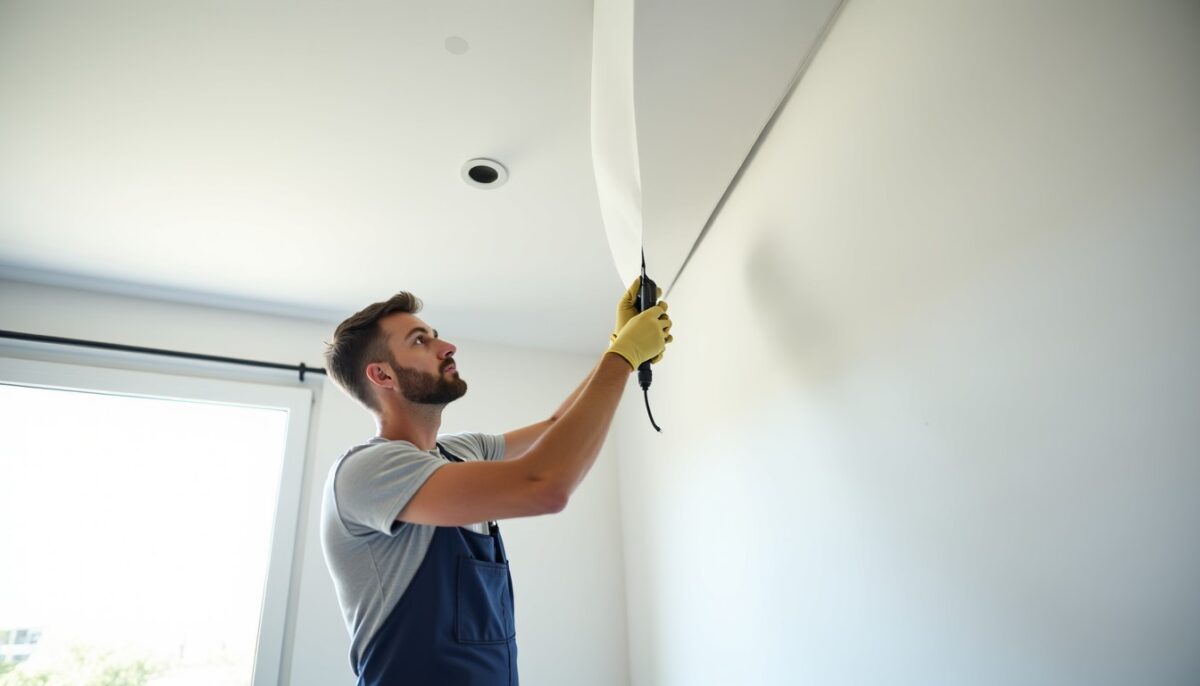 Poser un plafond tendu soi-même : les conseils techniques indispensables